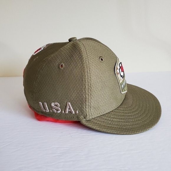 KANSAS City Cheifs New Era Salute to Service Adjustable Hat Youth - Picture 3 of 8